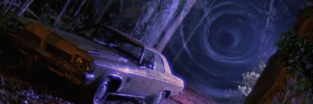 This is the car that Ash and his friends drive to that cabin in the middle of the woods in Evil Dead and Evil Dead II, which then gets transported through a time portal and turned into a totally plausible death machine in Army of Darkness.