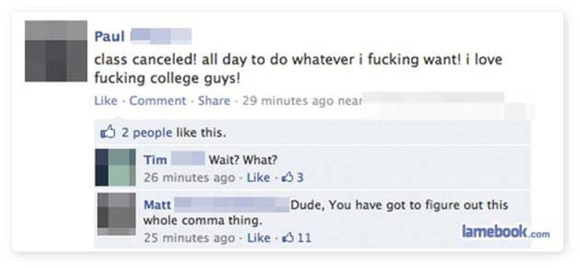 Commas Are Important