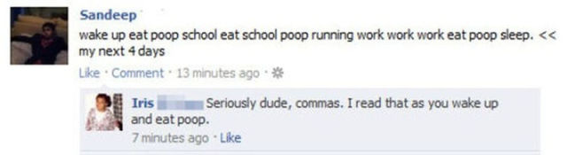 Commas Are Important