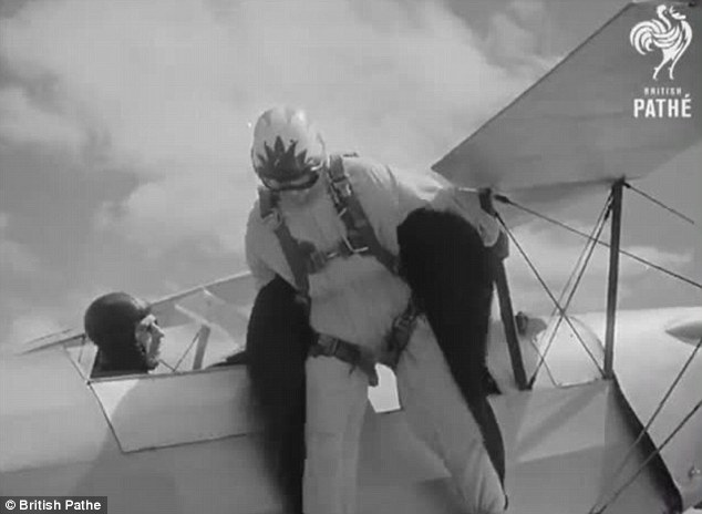 Bird Man: Pathe cameras captured Gerard Masselin's disastrous parachute jump in 1963