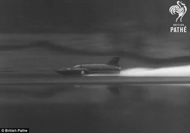 Ill-fated: Donald Campbell's test run on the day of his water speed world record attempt in Lancashire in 1967 went smoothly