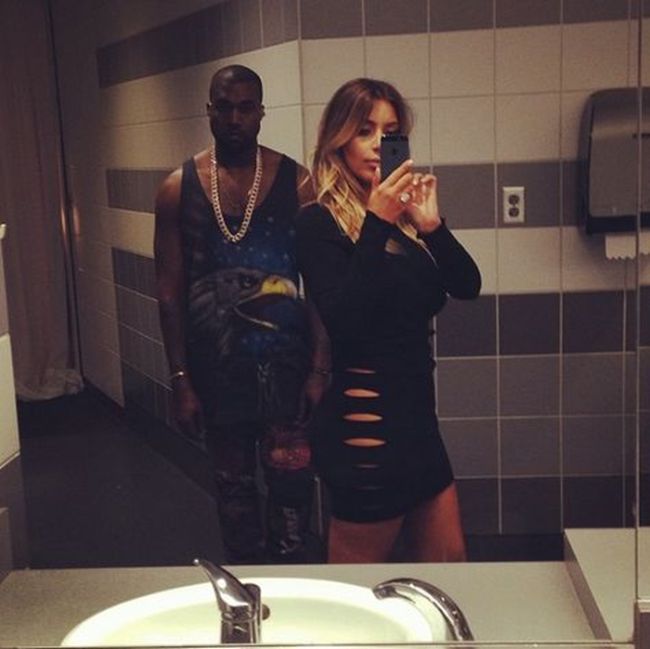 The Kimye bathroom selfie.