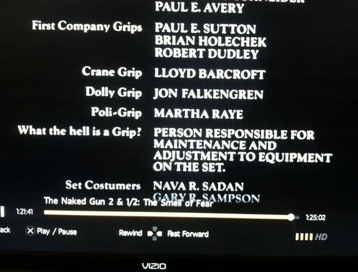 Funny Movie Credits