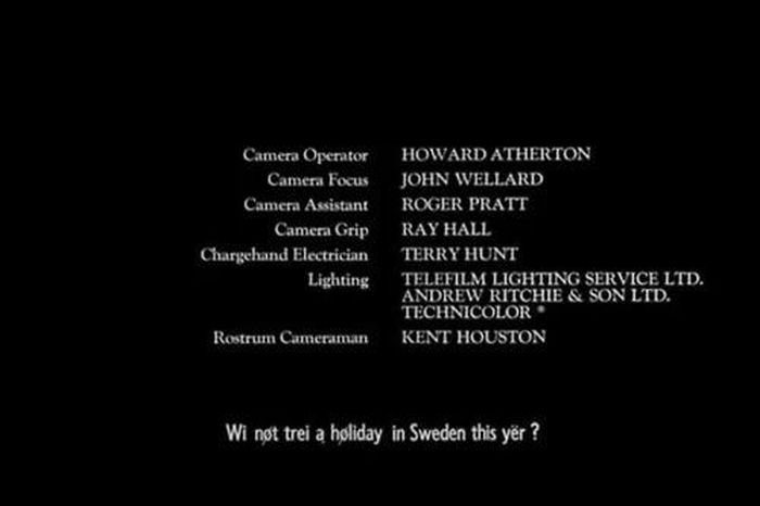 Funny Movie Credits