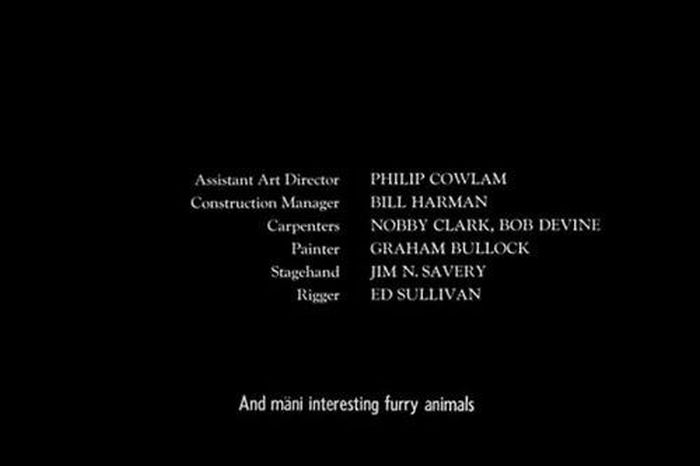 Funny Movie Credits