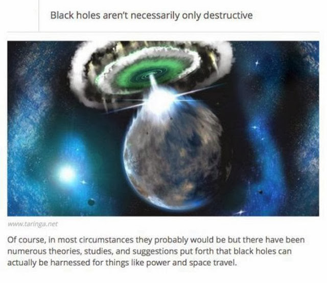 Facts about black holes