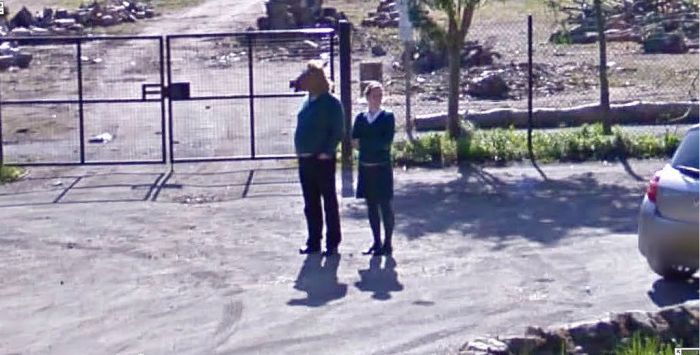 Crazy stuff on google street view