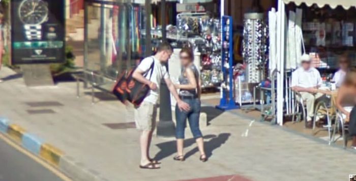 Crazy stuff on google street view
