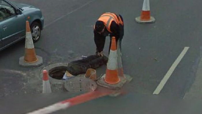 Crazy stuff on google street view