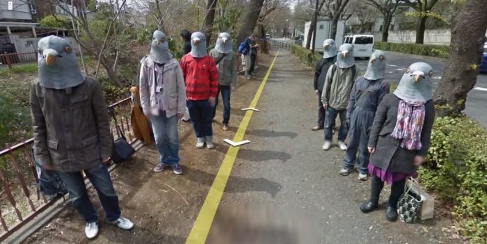 Crazy stuff on google street view