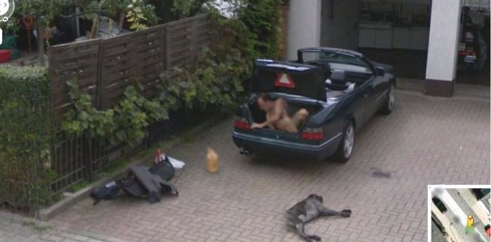 Crazy stuff on google street view