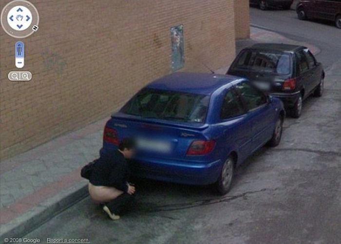Crazy stuff on google street view