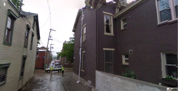 Crazy stuff on google street view