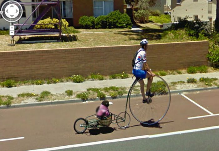 Crazy stuff on google street view