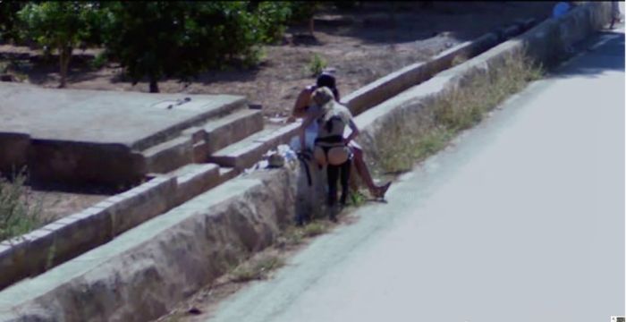 Crazy stuff on google street view