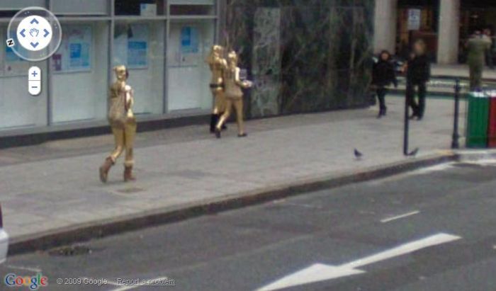 Crazy stuff on google street view