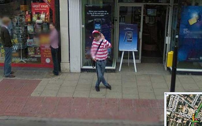Crazy stuff on google street view