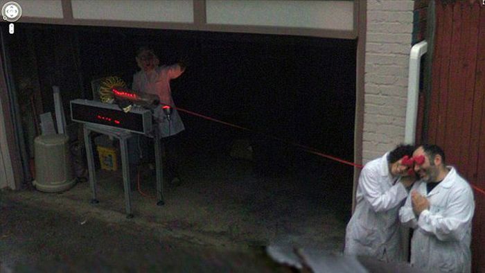 Crazy stuff on google street view
