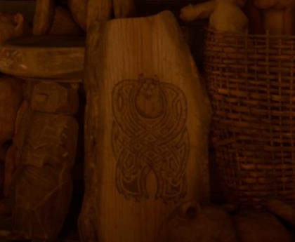 Brave      Sully from Monsters Inc. makes an appearance as a carving in the witchs hut.