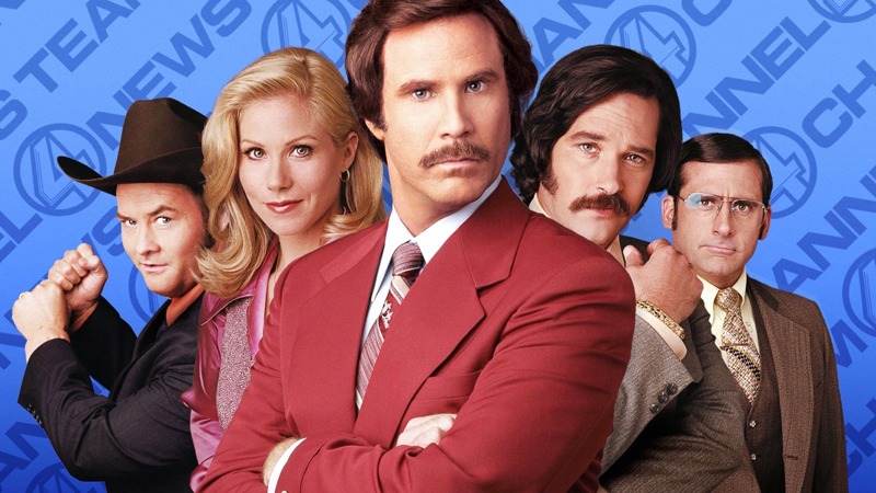 Anchorman. You cant mention Will Ferrell without mentioning Ron Burgundy. With Anchorman 2: The Legend Continues currently at the cinema, this is actually the third outing for the perfectly-coiffoured newsreader. Unused and edited scenes from the first Anchorman film 2004 were stitched together to create Wake Up, Ron Burgundy: The Lost Movie.