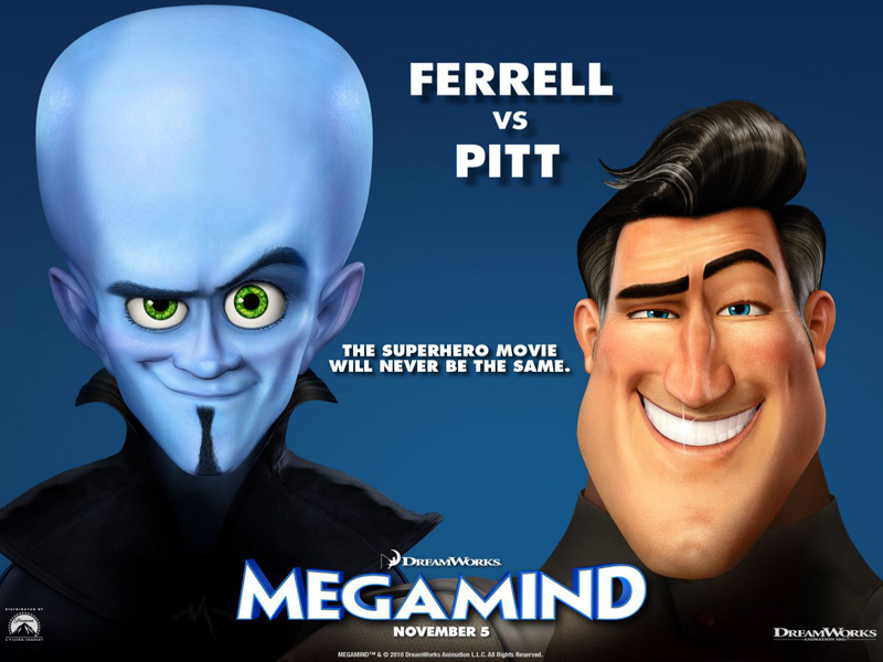 Megamind. A year after the hopeless flop that was Land of the Lost, Ferrell gave his voice to an evil blue alien called Megamind. The film made over 195 million at the box office and is currently Ferrells highest-grossing movie until he appears in a Transformers sequel that is.