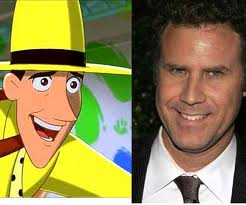 Y is forYellow Hat. When the 2006 animated film Curious George came out it starred Will Ferrell as the voice talent for The Man in the Yellow Hat, the famous monkeys good friend.