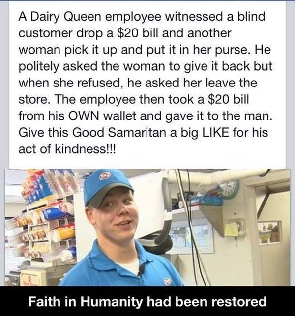 Faith in Humanity restored