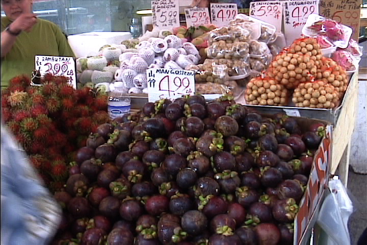 Reason: The purple mangosteen, a coveted fruit in Thailand, was once banned in the U.S. because officials feared importing the fruit would introduce the Asian fruit fly into the U.S. The ban was lifted in 2007, but imported mangosteen must first be irradiated to rid it of the fruit flies.
