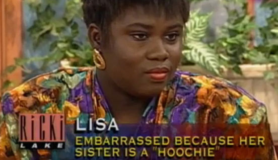 90s talk show ricky lake - Lisa Embarrassed Because Her Sister Is A "Hoochie