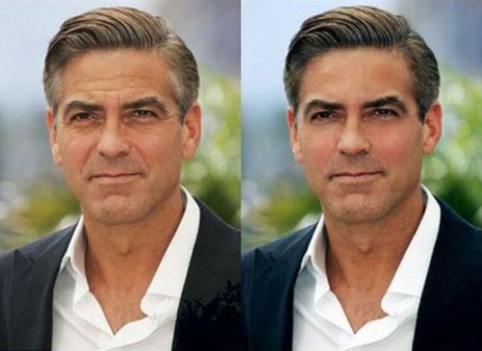 george clooney before and after