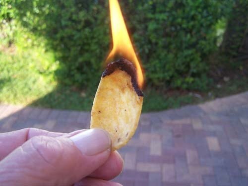 corn chips fire