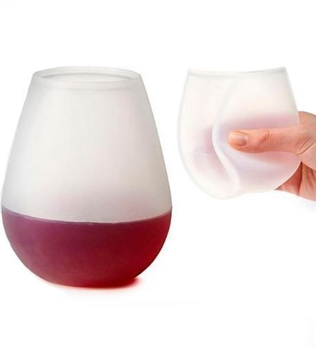 silicone wine glasses