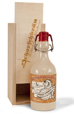 6. SCHORSCHBRU'S SCHORSCHBOCK 57     Price: 275330mlABV: 57.5     Released in 2011, Schorschbock 57 claims to be the strongest beer in the world. According to Master brewer Georg Tscheuschner, a higher proof beer would violate Germany's 500-year-old Beer Purity Law. Schorschbru only made 36 bottles, and each carries a price tag of 200. Tasters say the 115 proof bock is smoky and nutty, with hints of raisins and, obviously, alcohol. The folks at ratebeer.com gave it a paltry 20100.