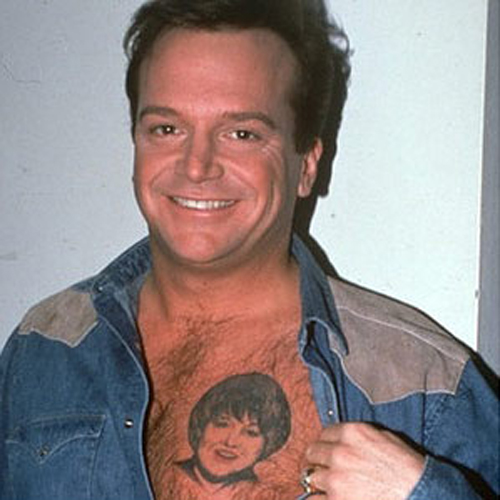 Tom Arnold's Roseanne tattoo