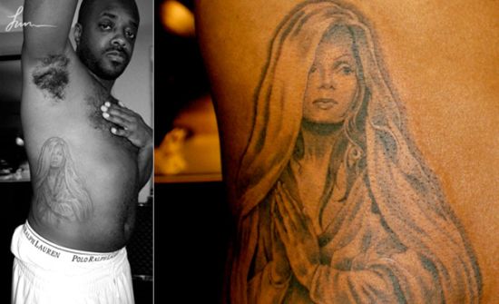 Jermaine Dupris Janet Jackson tattoo:
