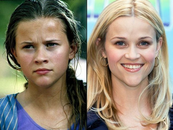 Celebs then and now