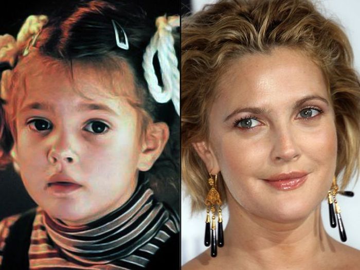 Celebs then and now