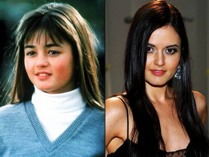 Celebs then and now