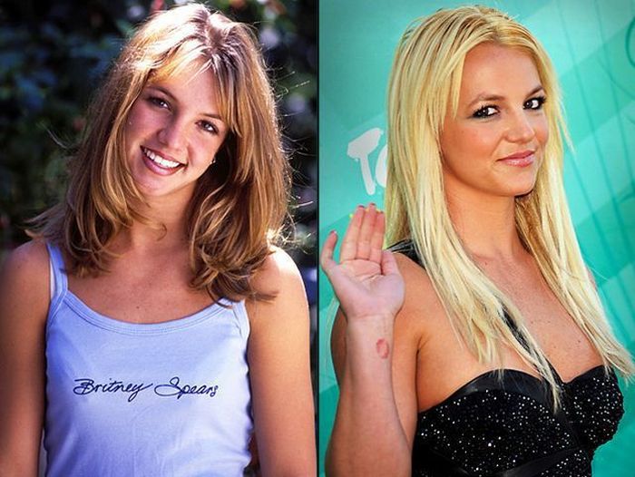 Celebs then and now