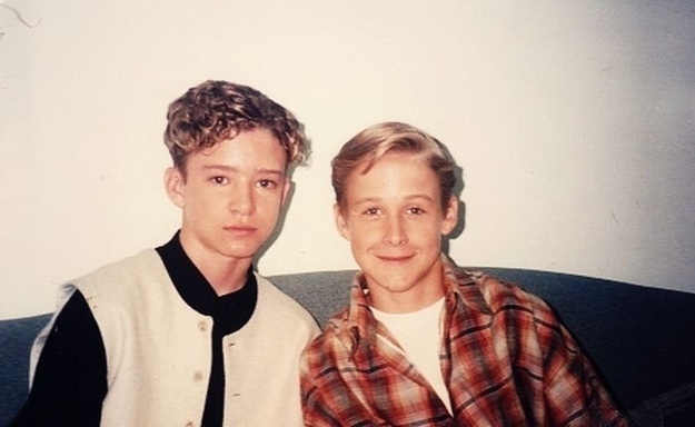 Justin Timberlakes mother was Ryan Goslings legal guardian while they filmed The Mickey Mouse Club.