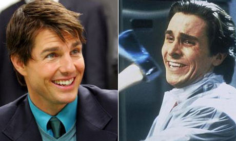 Tom Cruise was the inspiration for Christian Bales mannerisms in American Psycho.