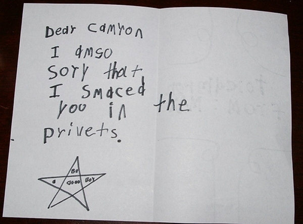 Funny Notes from kids