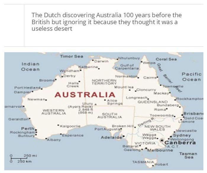 map of australia for kids - The Dutch discovering Australia 100 years before the British but ignoring it because they thought it was a useless desert her wyrona Orthern Mount concurry Sprinos Timor Sea Coral Sea Indian Gucot Ocean Carpenteria Pacific Derb