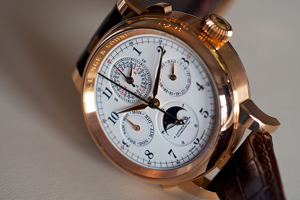 The most expensive watch in the world. A. Lange Sohne Grand Complication,  2.5 million.