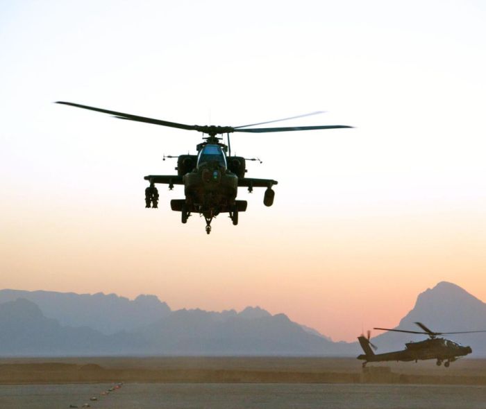Apaches At Sunset