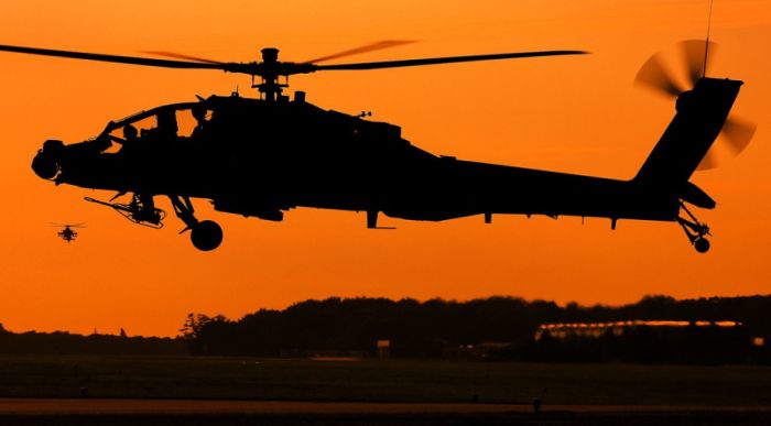 Apaches At Sunset
