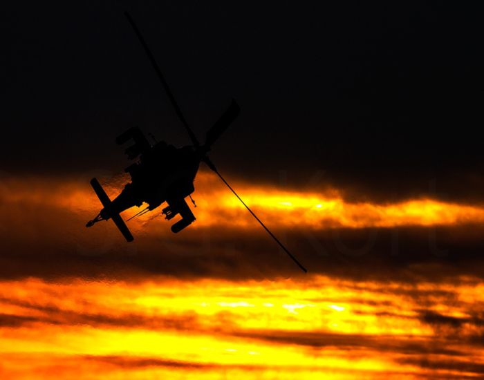 Apaches At Sunset