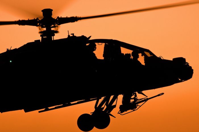 Apaches At Sunset