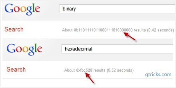 Binary and hexadecimal take you directly into the land of the nerds: