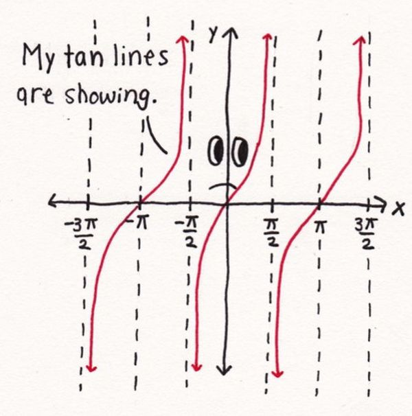 calculus math jokes - Xt Yn 1! My tan lines gre showing
